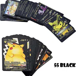 ancientkart Black & Golden Shinning Foil Plastic Waterproof cards (55 cards)-picture-13