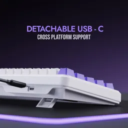 Kreo Hive 65% Compact Mechanical Gaming Keyboard Wired, Rgb & Multi OS Customizable Wired USB Laptop-size Gaming Keyboard Compatible with Desktop, Laptop image 5