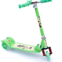 iris Kids 3 Wheeler Foldable Height Adjustable shockers Scooter with Bell-picture-10