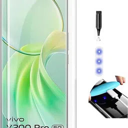 XEDO TECH Edge To Edge Tempered Glass for Vivo Y200 Pro 5G, Vivo Y300 Plus, Premium UV Tempered Glass Screen Protector with Installation Kit-picture-36