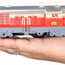 sarasi Passenger Train, High Torque Wheel, High Speed, With Glowing Led, 10 Tracks image 2