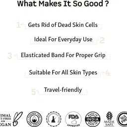 mcaffeine Exfoliating Gloves for Body Cleansing and Scrubbing | Bath Glove for Men & Women image 5