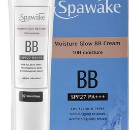 spawake Moisture Glow BB Cream 02 Natural Beige with SPF27/PA+++,All Skin Types,30g Foundation-picture-40