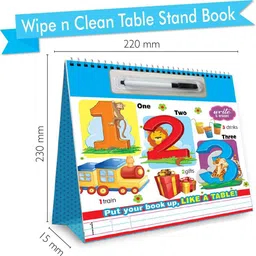 hello friend 1 2 3 Wipe and Clean Activity Calender image 2