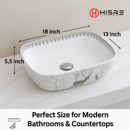 hisre 4018 Table Top Basin image 2
