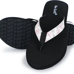 two soft Combo Pack Of 2 Women Slipper Stylish Casual Light & Soft Comfortable Daily Wear Women Slippers image 5