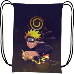 hmfurrys finest Lightweight Printed Drawstring 12 Litre Small Sports/Gym Bag for Men & Women Waterproof Backpack image 5