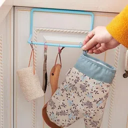 mopslik Kitchen Cabinet Side Hanger - Pack Of 2 Plastic Scarf Pack of 2 Hangers ForScarf image 4