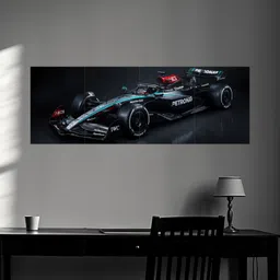 posters F1 Mercedes-AMG race car Split Design printed poster set of 4 Photographic Paper image 2