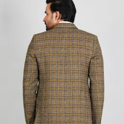 royyd Men Checkered Single Breasted Casual Blazer image 2