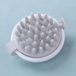 kuber industries Hair Massager Brush|Soft Silicone Bristles For Dandruff|XJWTEU|White-picture-25