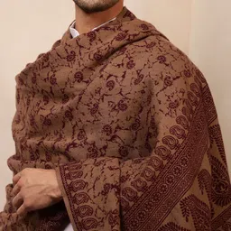 Ravaiyaa - Attitude Is Everything Wool Paisley Men Shawl image 3