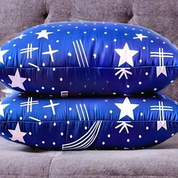 liponos LUXURY Polyester Fibre Abstract Sleeping Pillow Pack of 2-picture-16