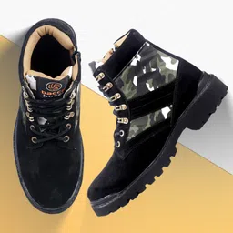 bacca bucci Men's Military Jungle Boots Leather Suede Speed Lace Desert Boots Combat Outdoor Tactical/Light Weight Boots For Men-picture-26