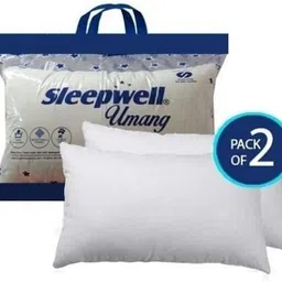 sleepwell Umang Pillow Microfibre Solid Sleeping Pillow Microfibre Solid Sleeping Pillow Pack of 2 image 2