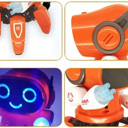 eticaf Bot Robot Octopus Style, 6 Legs, Lights, Music & All Direction Movement Toy409 image 3