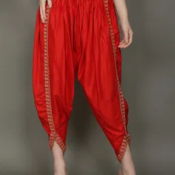 Viscose Rayon Embroidered Patiala-image-67