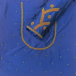 kaf Unstitched Art Silk Blouse Material Embellished-picture-39