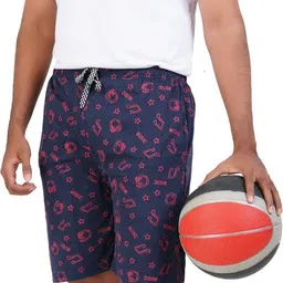 afra Pack of 3 Printed Men Multicolor Basic Shorts image 3