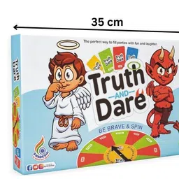 bkdt marketing Truth & Dare Party Board Game Picnic Games for Kids & Adults - Fun Card Game . Educational Board Games image 3