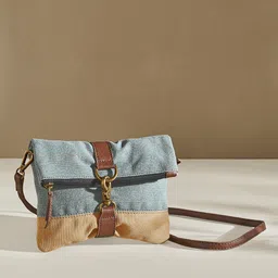 Mona B Colourblocked Swagger Sling Bag-picture-42