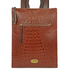 Hidesign Animal Textured Leather Structured Back Bag-image-3