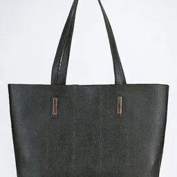 DressBerry Green Textured Shopper Handheld Bag-picture-26