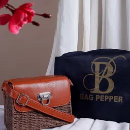 Bag Pepper Textured Structured Handheld Bag-image-6