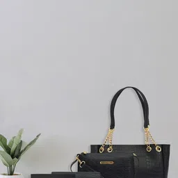 Bagsy Malone Set Of 4 Textured Structured Bags - Up to 12 inch-picture-11