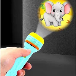 countrylink Projector Flashlight Torch Night Light Toy Learning Education,multicolour,1 image 2