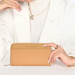 united colors of benetton Women Casual Yellow Artificial Leather Wallet image 2