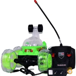 nishchal Rechargeable Remote Control Twisting Stunt Car with 360 Degrees Rotation N21-picture-19