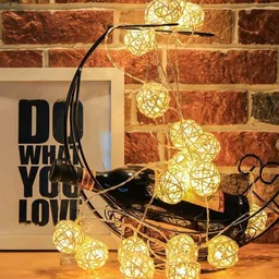 mansaa Warm White 2 Meter LED Festive String Light image 1
