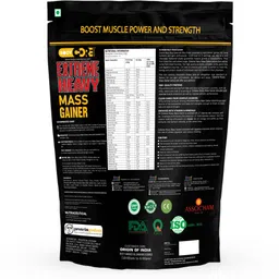 body core science Extreme Heavy Mass Gainer(Cream & Cookies-3Kg) Weight Gainers/Mass Gainers image 2