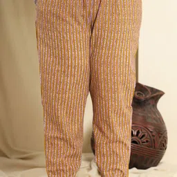 Yufta Plus Size Floral Printed Pure Cotton Straight Kurta With Trouser And Dupatta image 2