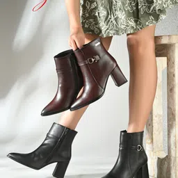 delize high heel ankle Boots For Women-picture-24