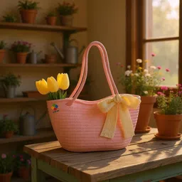 dyarchy Women Pink Hand-held Bag image 3