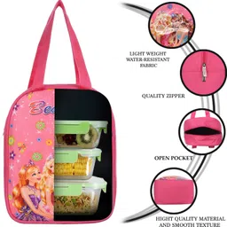 flaxy star New Stylish Lunch Bag Combo Used For Men & Women Boys And Girls Kids Waterproof Lunch Bag image 5