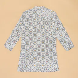 indus route by Pantaloons Boys Ethnic Motifs Printed Straight Kurta image 3
