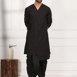 MIDAV Asymmetric Angrakha Style Kurta-picture-37