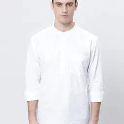 THE SOUL PATROL Mandarin Collar Short kurta-image-98