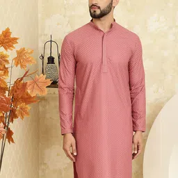 SOJANYA Geometric Embroidered Thread Work Cotton Straight Kurta-picture-26