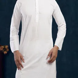 Lightpole Mandarin Collar Long Sleeves Cotton Kurta image 4