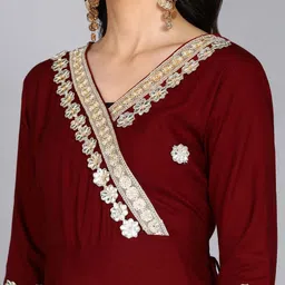 ftDiva Embellished Gotta Patti Kurta image 2