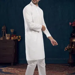 Lightpole Mandarin Collar Long Sleeves Cotton Kurta image 5