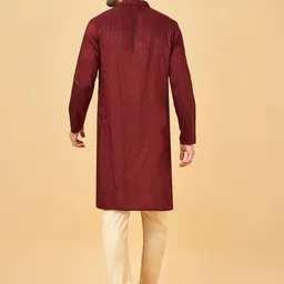 indus route by Pantaloons Men Thread Work Kurta image 4