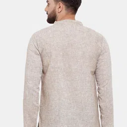 Sayesha Men Brown Woven Design Kurta image 5