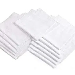 firstwish full White 100% Cotton Handkerchief For Men image 2