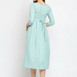 True Shape Yoke Design Embroidered Maternity Anarkali Kurta image 4