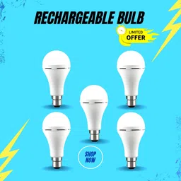 frony Rechargeable Emergency Bulb Inverter Bulb, 3Hr Battery Backup_Pack of 5 P280 3 hrs Bulb Emergency Light-picture-16